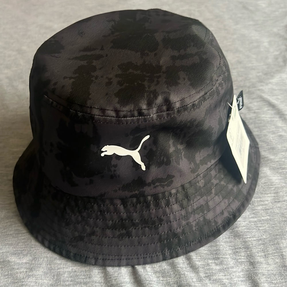 Puma bucket hat - grey/black